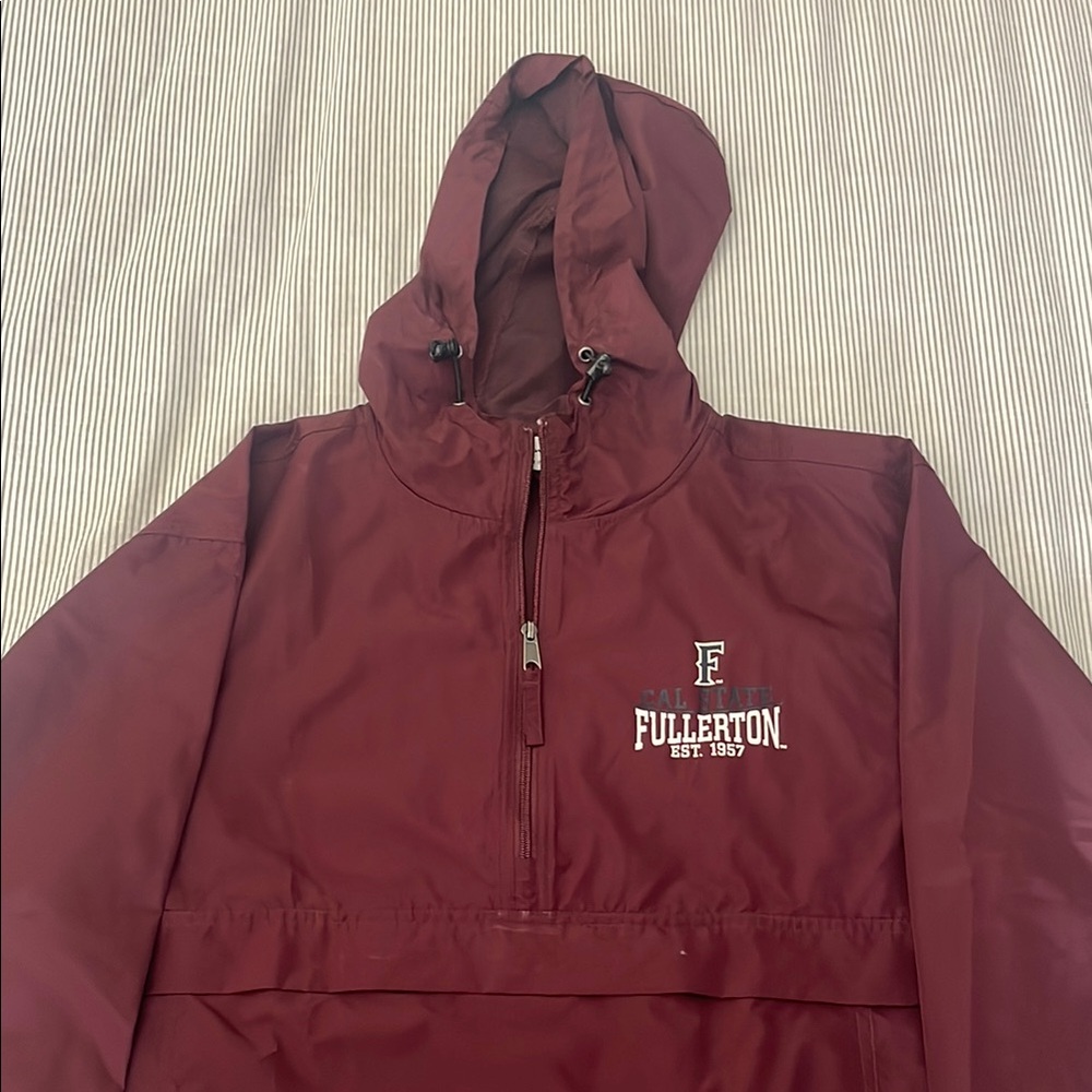Cal State Fullerton Maroon Windbreaker